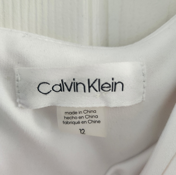 White Calvin Klein Dress - Picture 2 of 3